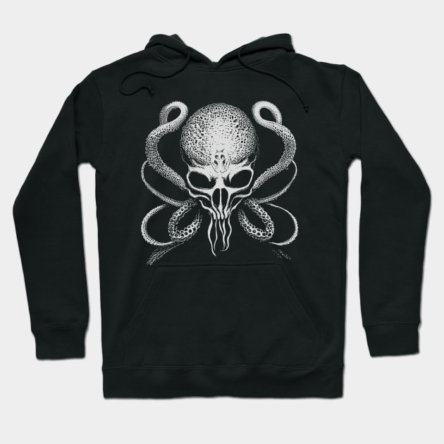 skull octopus Hoodie by mikekiev